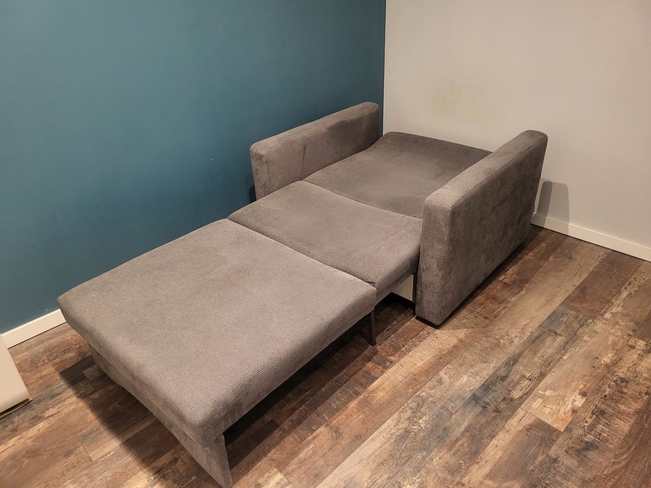 SOFA 1 osobowa Szara - PIĘKNA