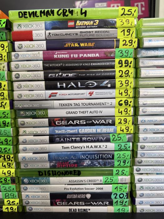 Gry konsola XBOX 360, rozne tytuły, Lego, Minecraft