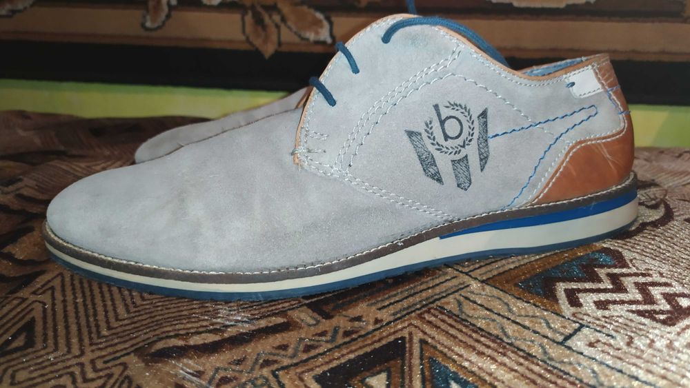 Туфлі чоловічі замшеві Bugatti