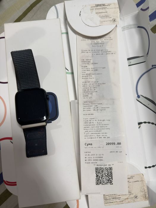 Часы apple watch 9 45 mm gps