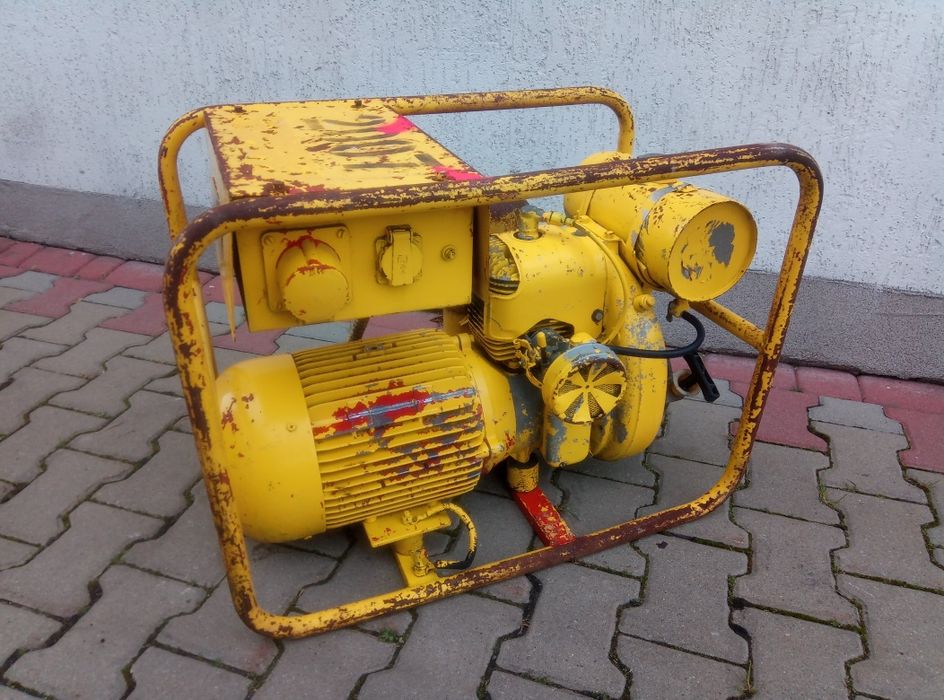 Agregat prądotwórczy siłowy 5 kW niemiecki dwusuwowy