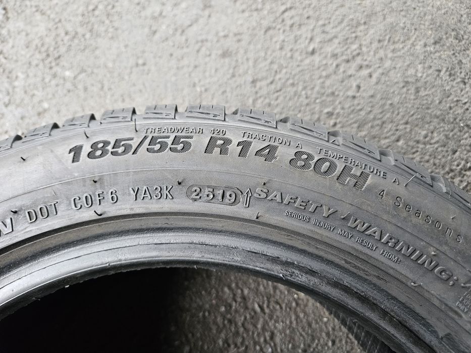 Kpl Opon Wielosezon Kumho Solus HA31 185.55.14 80H