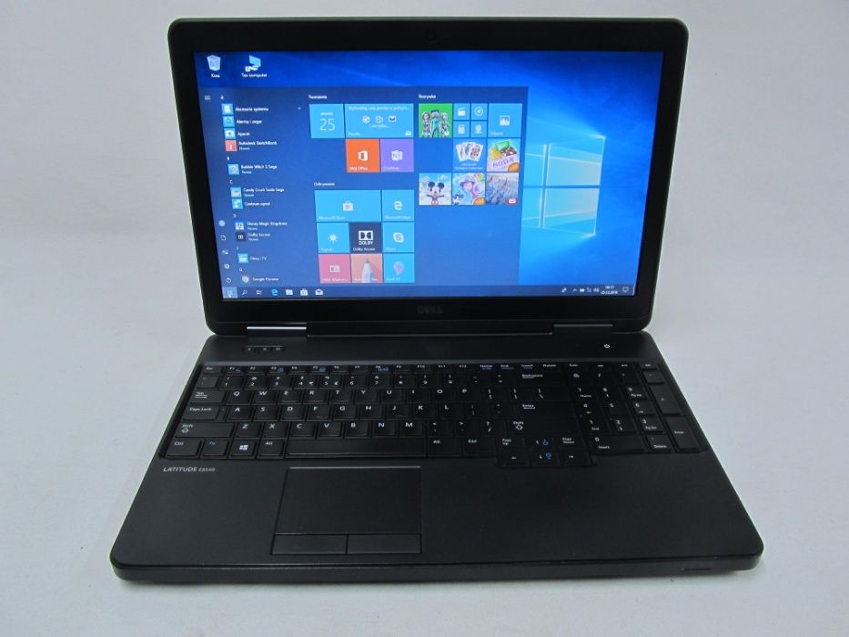 PROMOCJA Laptop Dell Latitude E5540 i5 4x2.9GHz 8GB 128SSD Kam DVD