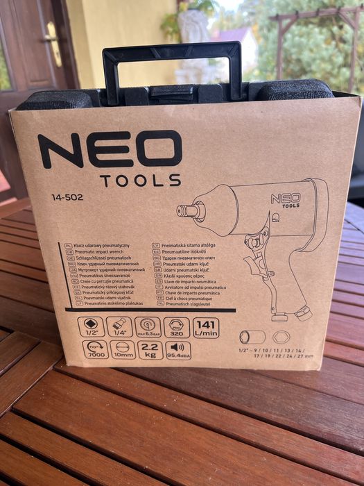 Klucz pneumatyczny, udarowy NEO Tools