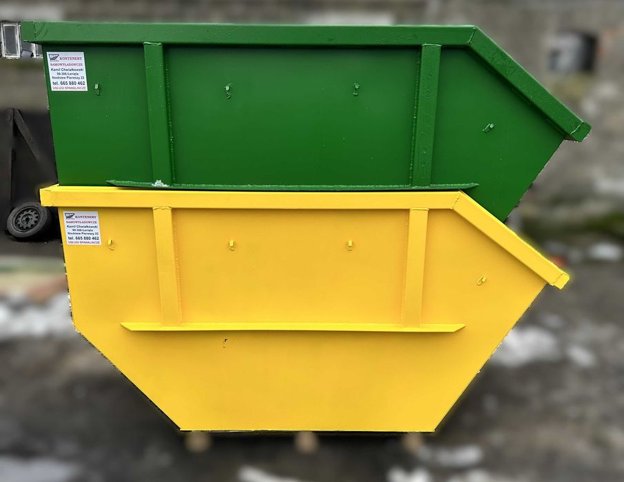Mulda 3 m3, bramowiec, hakowiec, pojemnik na złom, kontener, koleba.