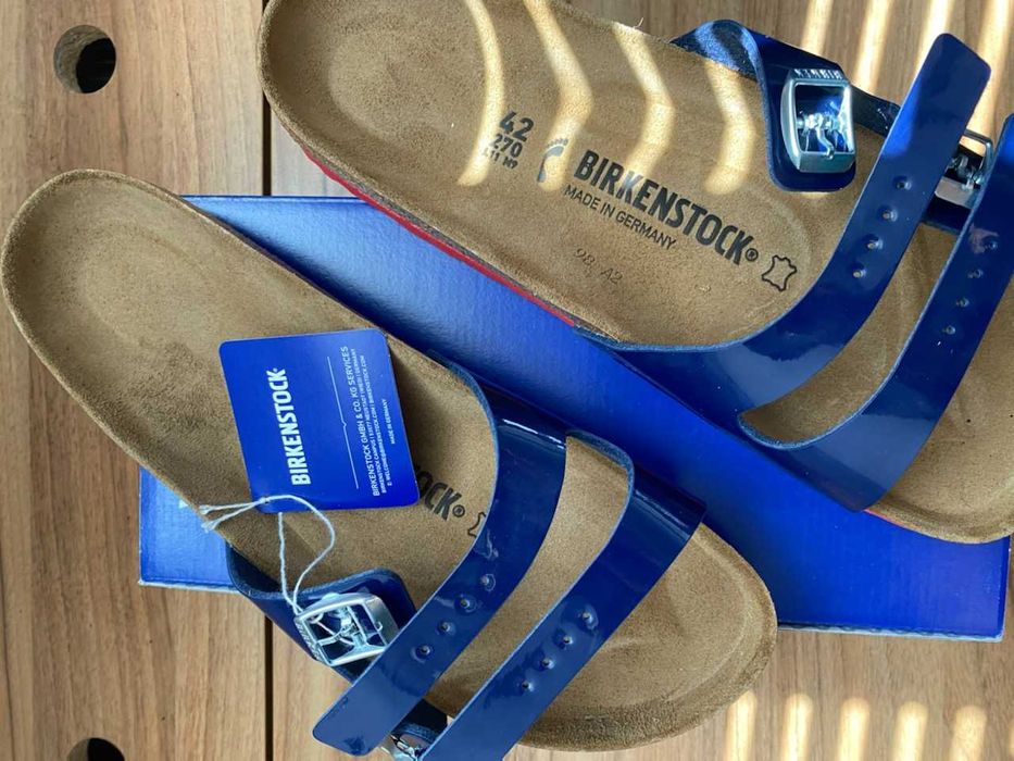 Birkenstock Ibiza NOWE Klapki damskie rozmiar 42 granatowe