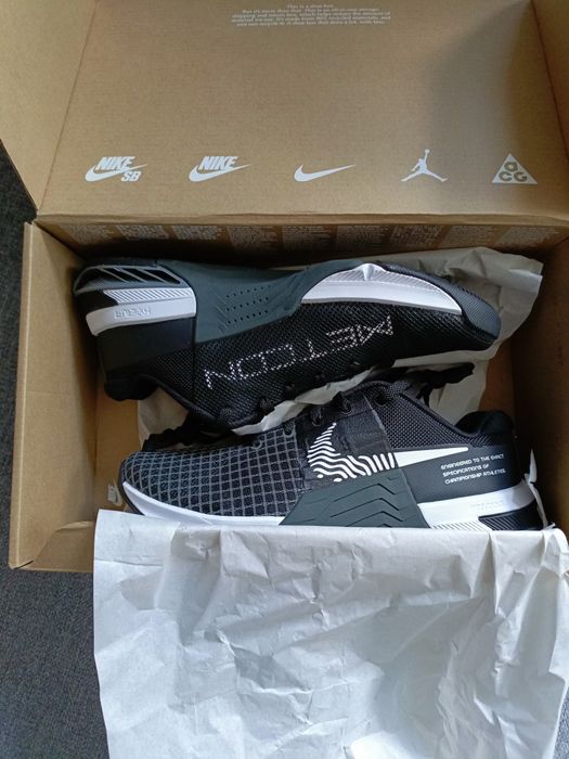 OKAZJA ! NIKE METCON 8 DO9327 profesjonalne buty sportowe czarne