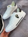 КЕДИ KARL LAGERFELD Мужские кроссовки Карл Кеды белые демисезон кожа