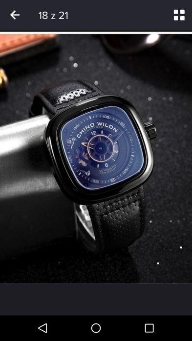 Mechaniczny automatyczny zegarek Chino Wilon NOWY