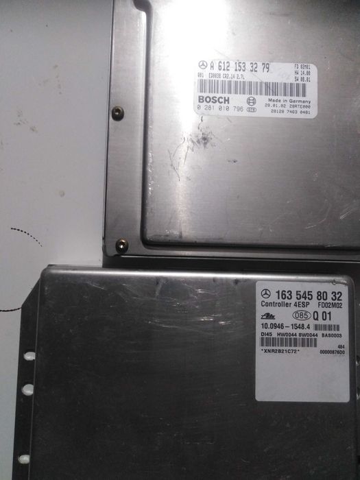 Блок управления двигателем ЕБУ Mercedes ML W163 2.7 CDI