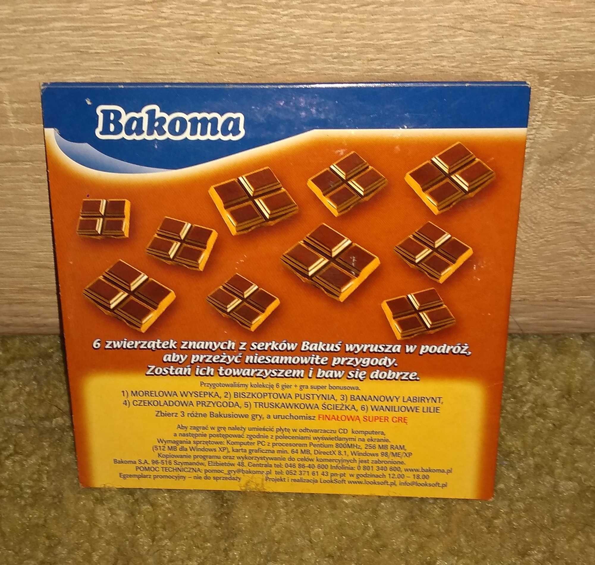 BAKUŚ Bakoma Czekoladowa Przygoda / PC / PL /DB /
