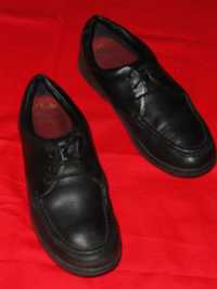 Трендовые кожаные туфли «Clarks» (35 р. Leather натуральная кожа)