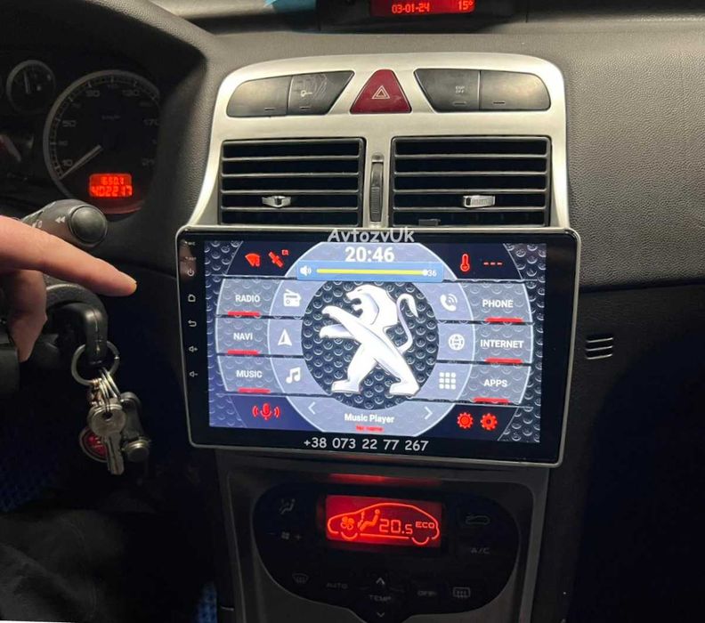 Android Peugeot 308 307 107 108 Citroen C3 C1 C2 Toyota AYGO Магнитола