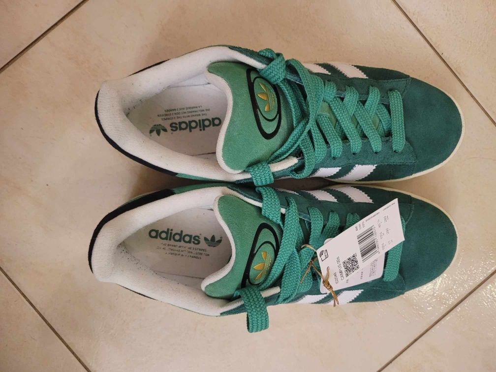Adidas campus 00s rozmiar 45,5 w zielonej kolorystyce