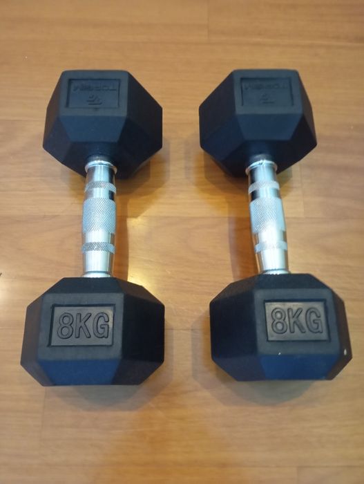 2 Halteres de 8 kilos