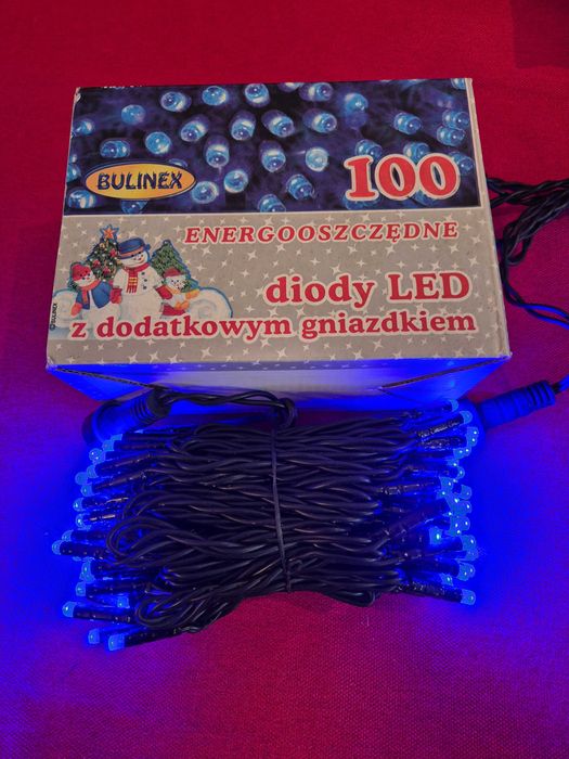 Lampki choinkowe energooszczędne 100 szt.