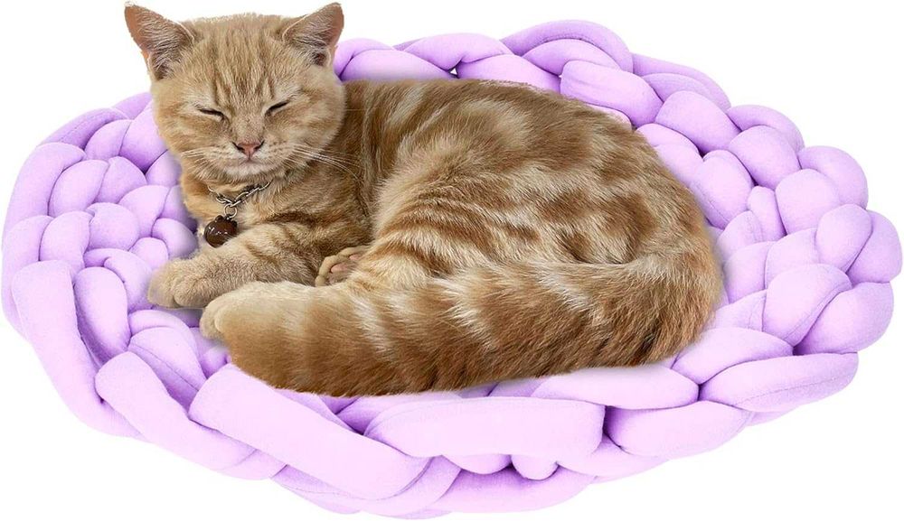 Warkocz Legowisko dla psa kota 40x40 NOWOCZESNE okrągłe