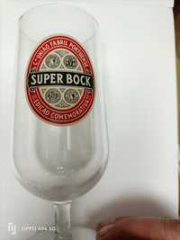 copo vidro novo super Bock