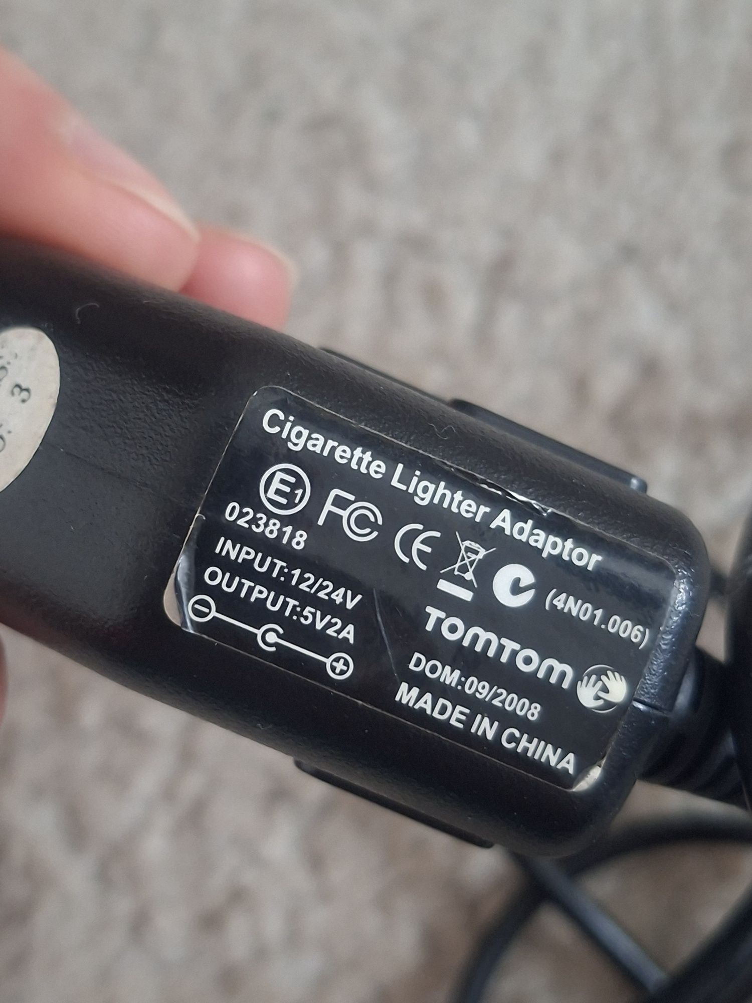 Ładowarka do nawigacji tomtom
