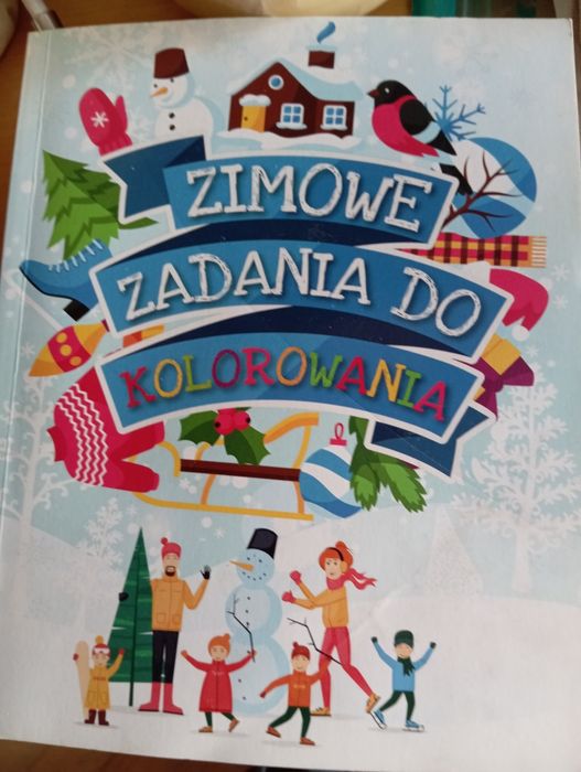 Zimowe obrazki do kolorowania