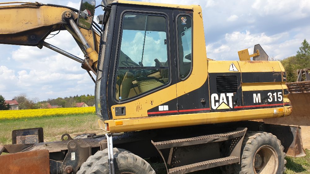 koparka kołowa cat m 315 m312 318 ramie kopiące siłownik łyżka koła