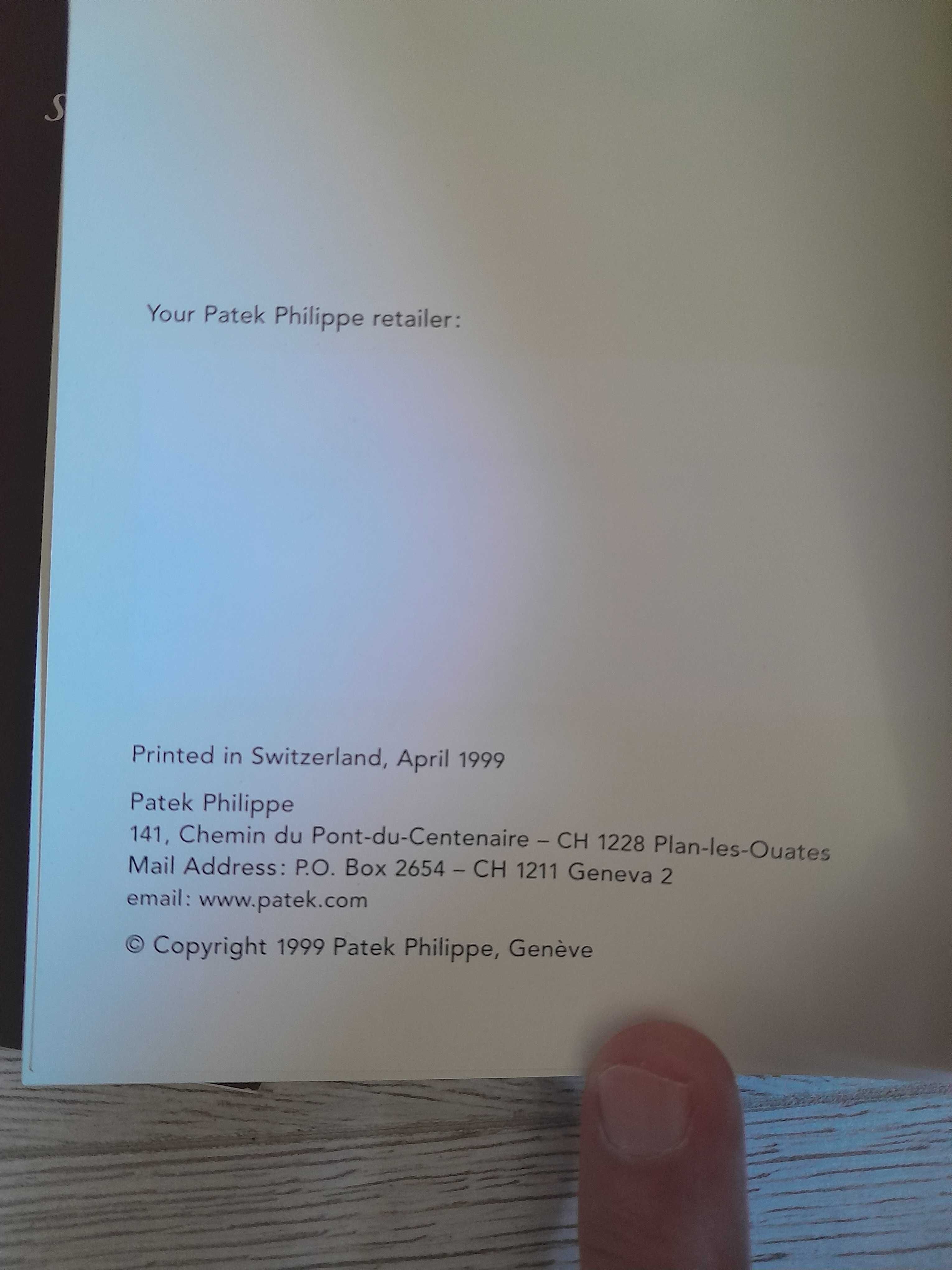 Katalog zegarków Patek Philippe