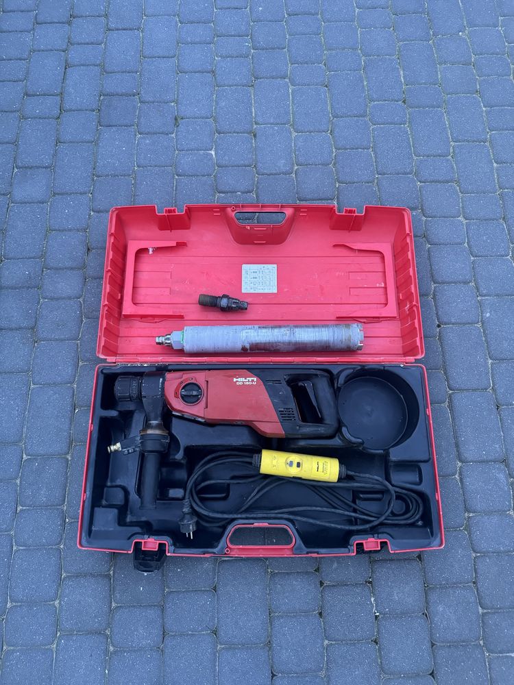 Wiertnica Hilti DD 150-U + koronka 70mm + przejsiowka