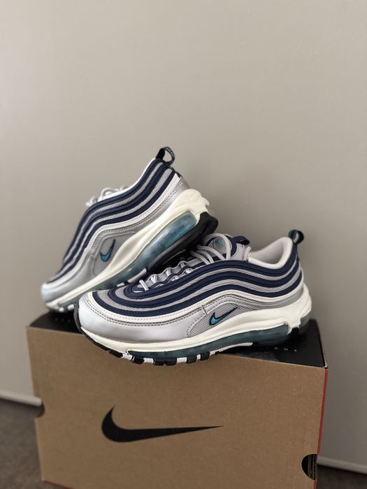Nike Air Max 97 silver blue adidasy sneacker rozmiar 38,5