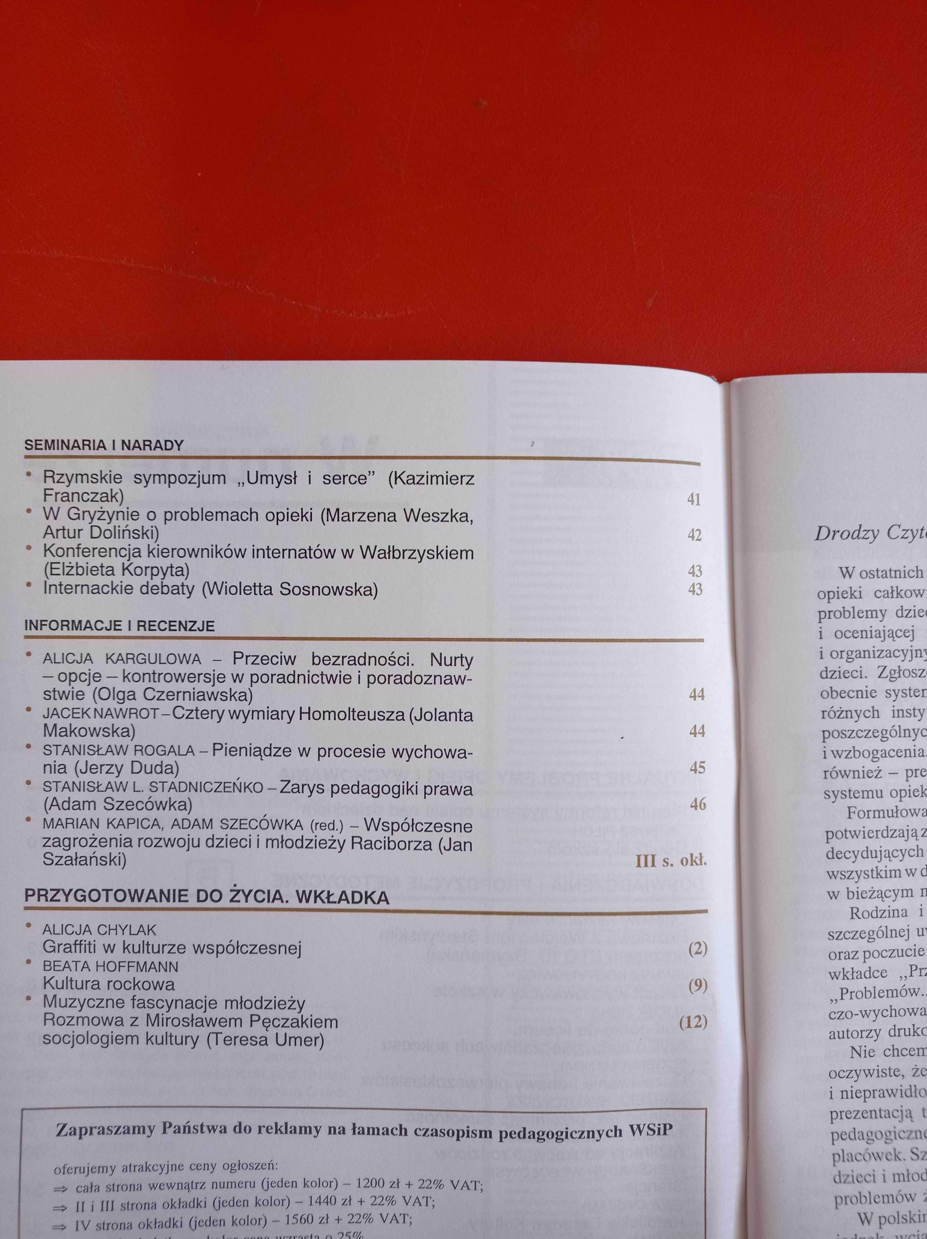 Problemy opiekuńczo-wychowawcze, nr 7/1997, wrzesień 1997