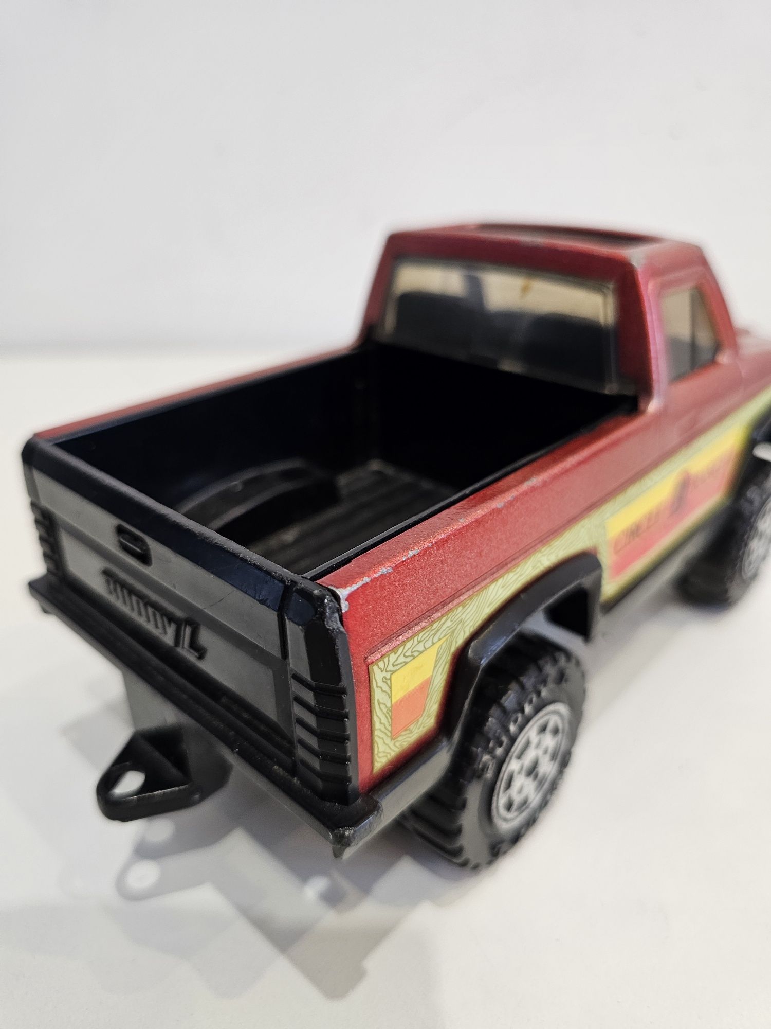 Pickup Truck vintage 1980s Buddy L 4x4 Red