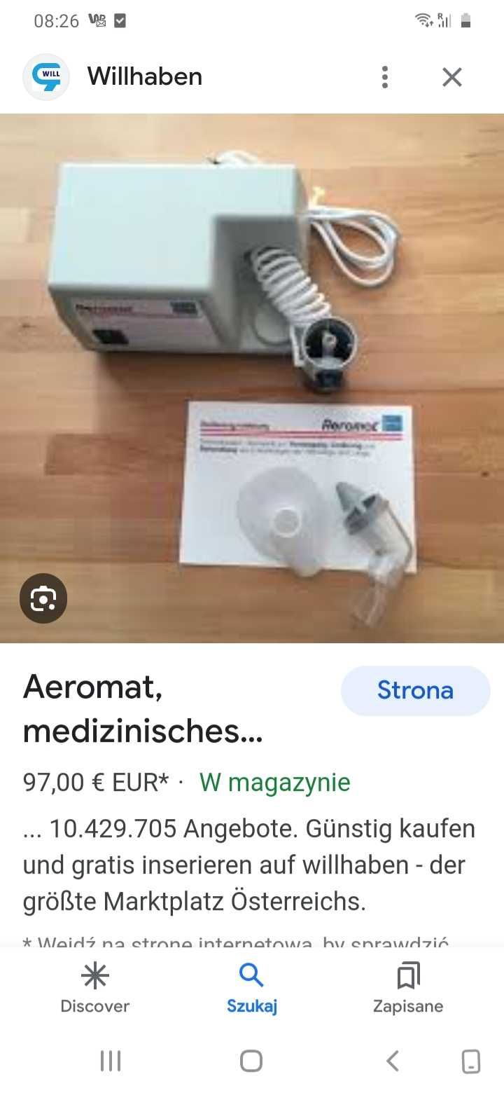 Aeromat. Przyrząd do pomocy w oddychaniu.