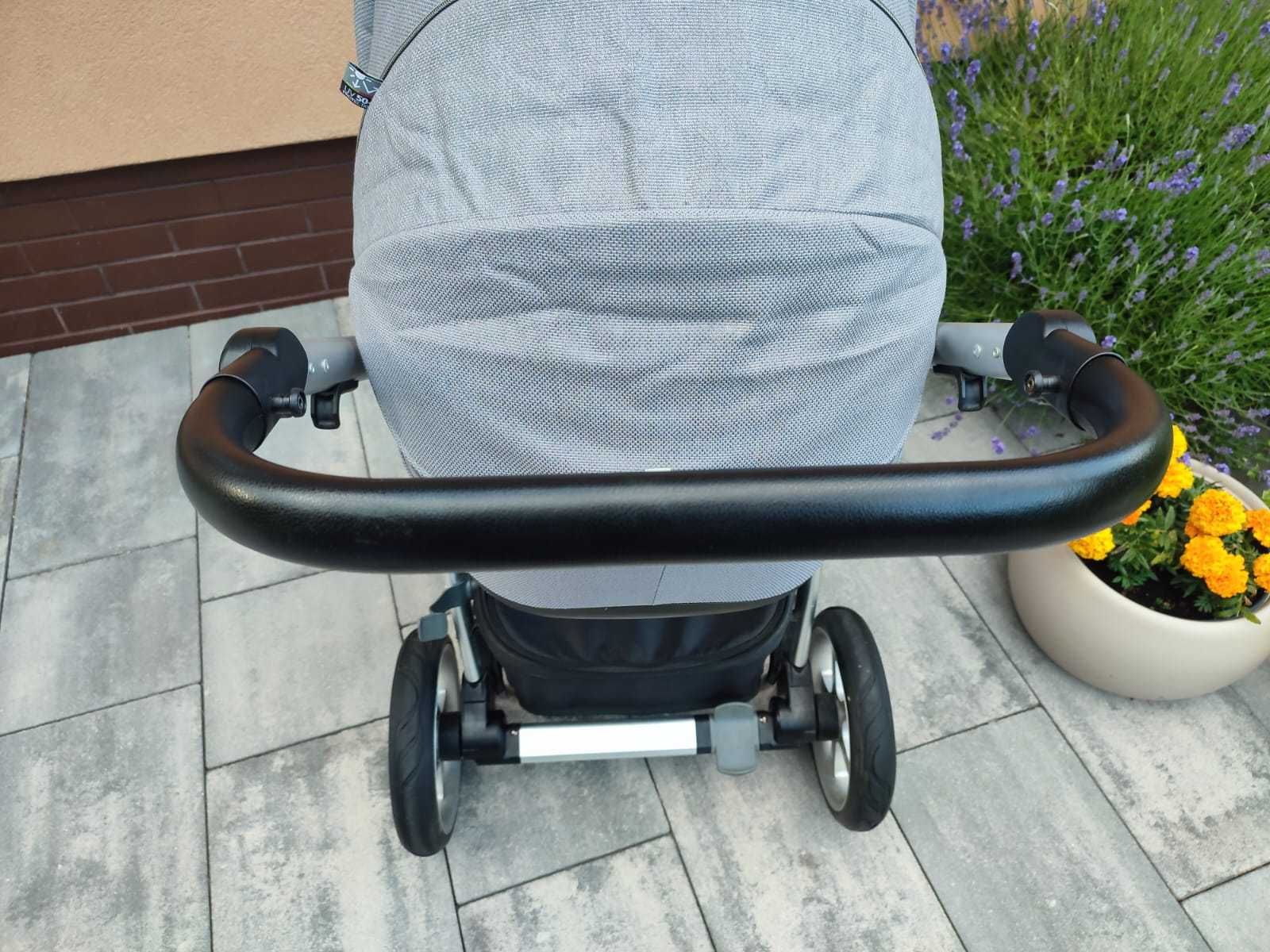 Wózek Espiro Next Silver 2w1 spacerówka + gondola + akcesoria