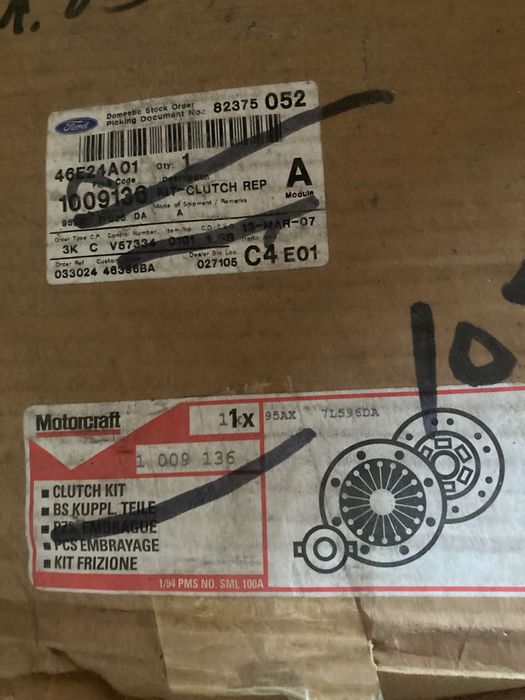1009136 Комплект зчеплення Ford Escort Fiesta 1.8D Оригінал Сцепление