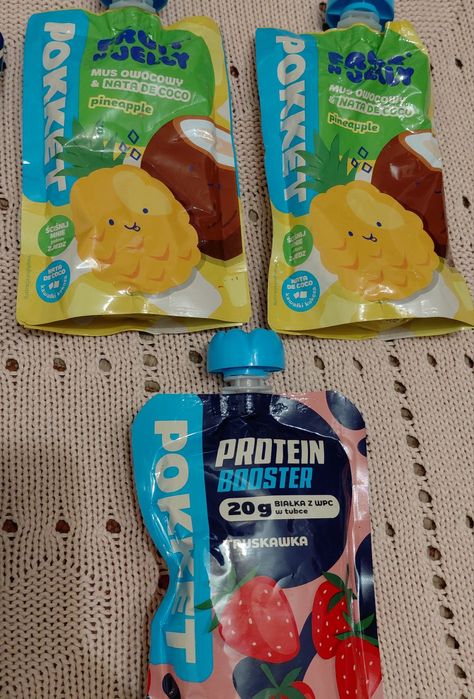 Zestaw 21x Pokket protein booster musy  białkowe  proteinowe