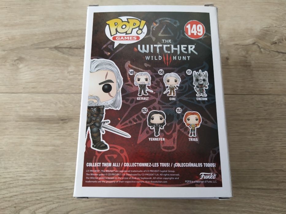 Figurka Funko Pop GERALT - 2018 - IDEALNA!