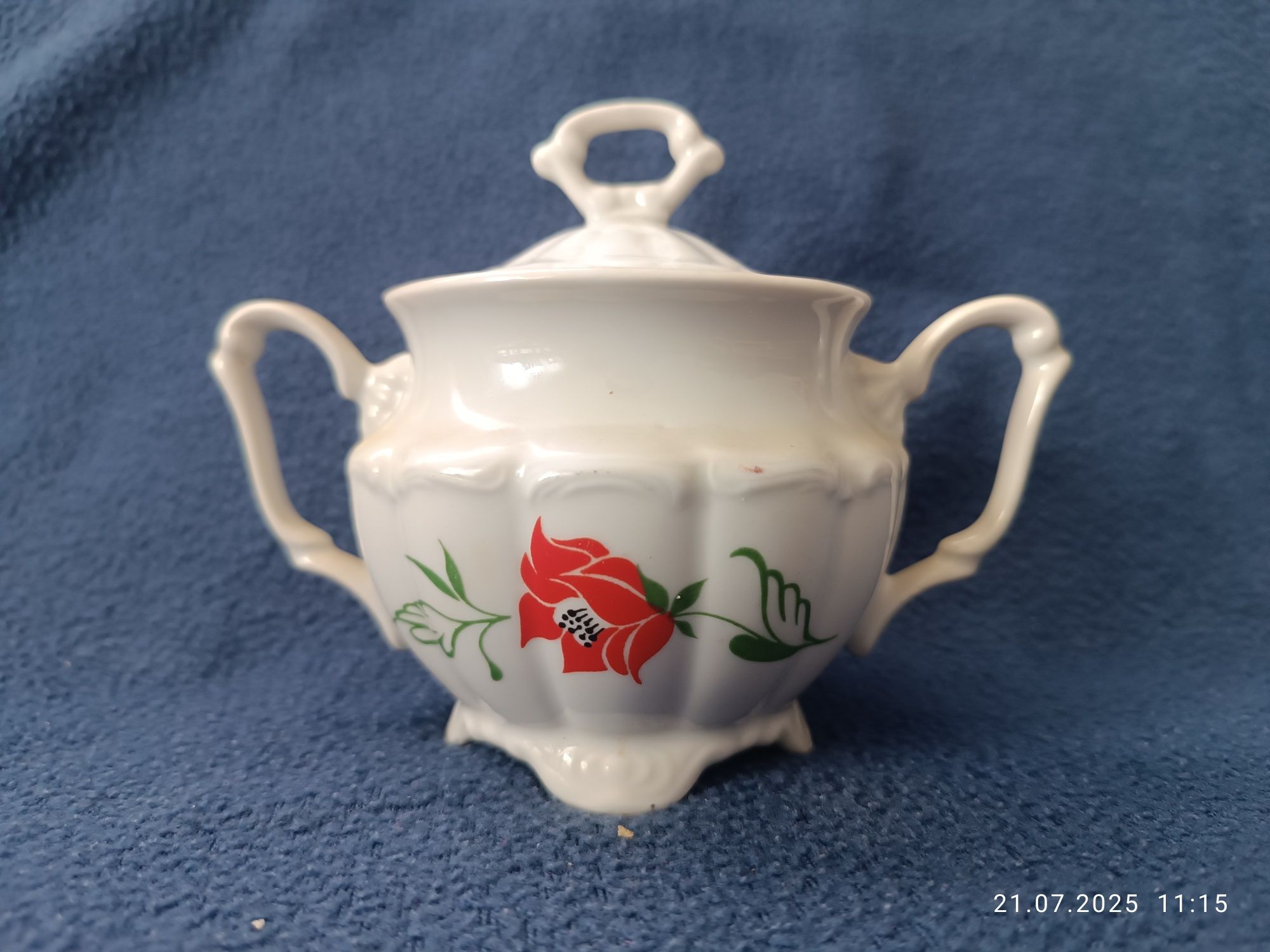 Cukiernica porcelanana Wałbrzych. Lat 60 PRL