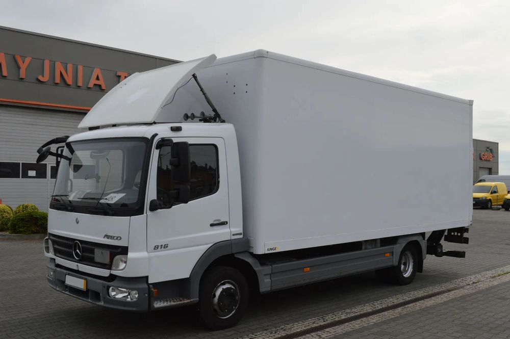 Mercedes-Benz ATEGO 816 KONTENER+WINDA  nr.48 3 FOTELE EURO 5 Import z DE Kontener + Winda Super Stan Izoterma