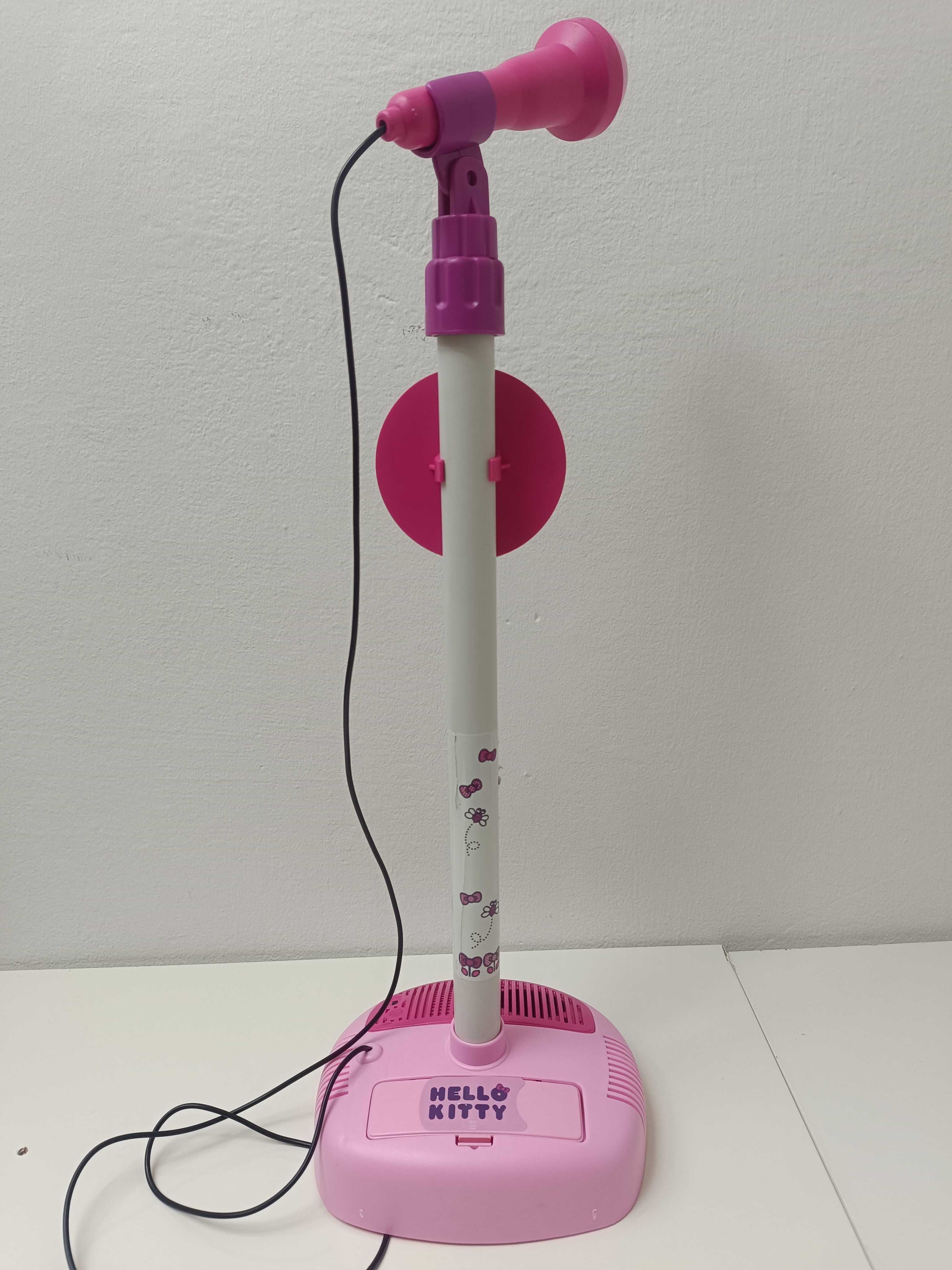 Reig hello kitty zestaw muzyczny gitara mikrofon statyw wzmacniacz