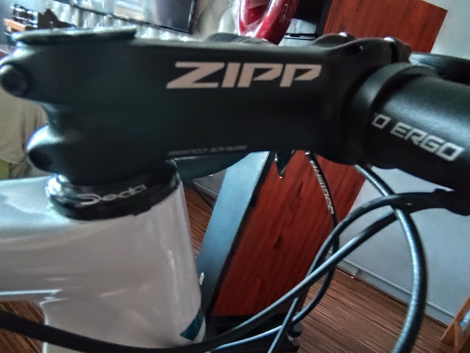 Kierownica 400mm  + mostek 100mm ZIPP Service Course