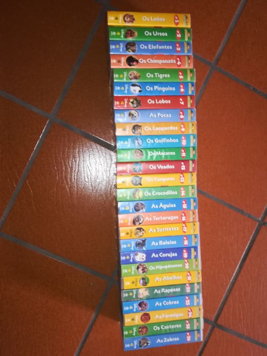 Coleção Completa VHS O Mundo Maravilhoso dos Animais - Disney