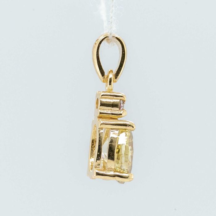Pendente com Diamante 0.76 ct para colar - Ouro Amarelo 14k