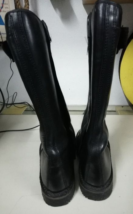 2 pares Botas vintage hein gericke moto em couro nº 36 e 39