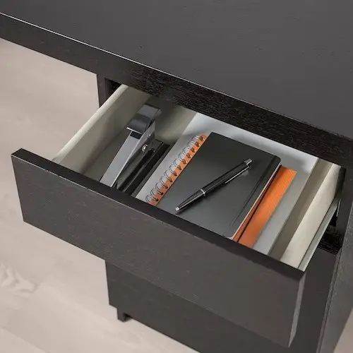 Secretaria preta IKEA MALM