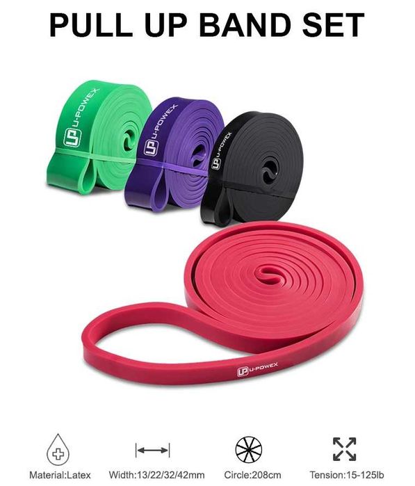 Петли для подтягивания U-Powex, резинки для фитнеса. Оригинал! К-т.