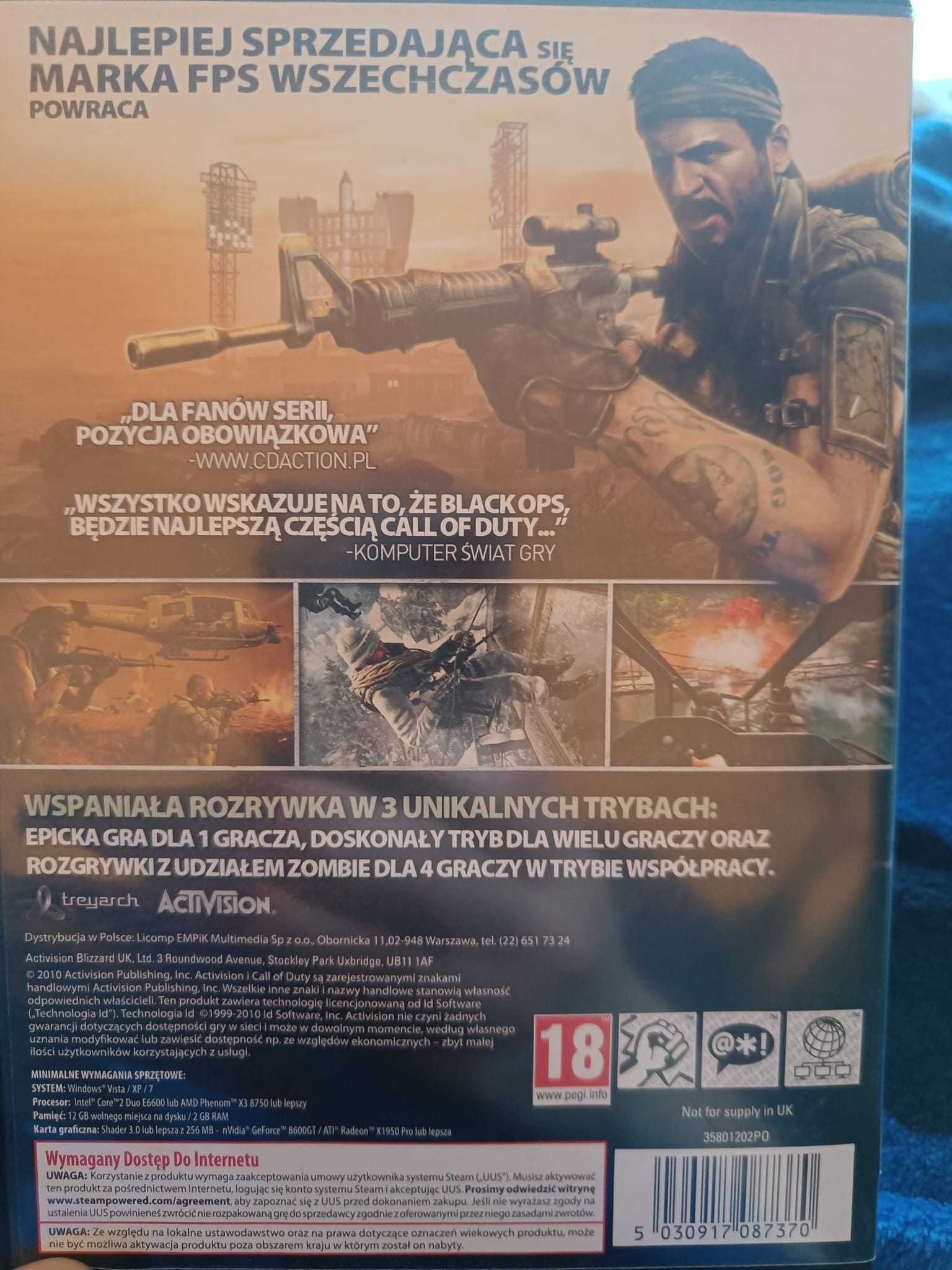 Call Of Duty Black Ops na PC Polska wersja
