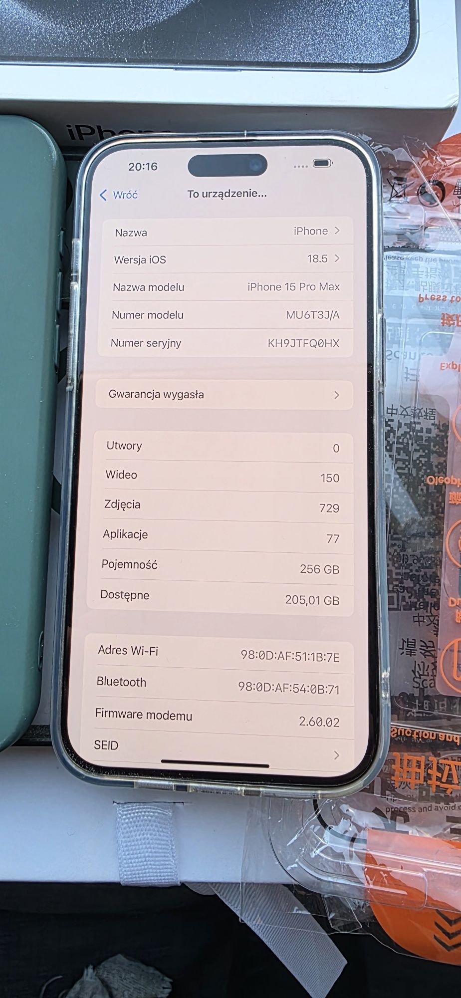 IPhone 15 Pro Max 256