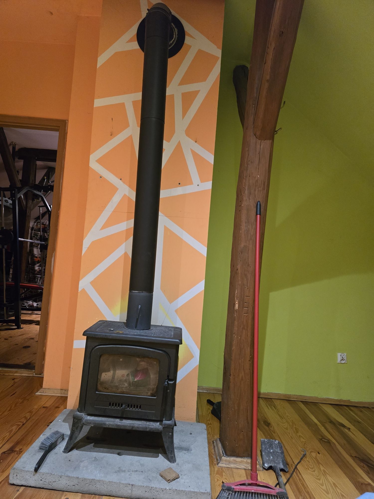 Piec wolnostojący KOZA K7 fi 130 KOMINEK 3-8 kW