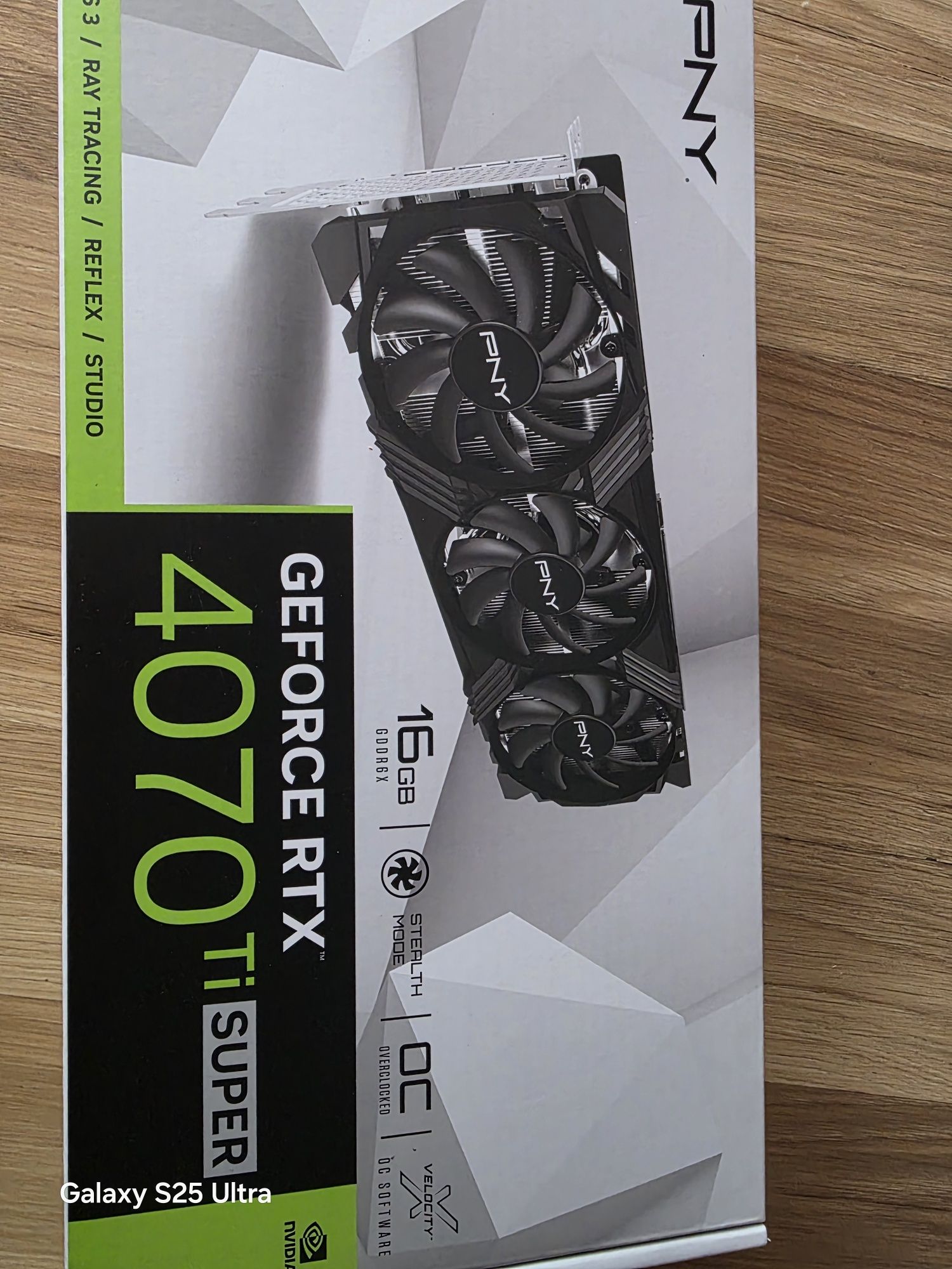PNY GeForce RTX 4070Ti  super verto OC 16 GB  GDDR6X