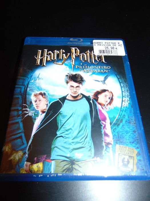 Harry Potter e o prisioneiro de Azkaban BLUE RAY NOVO (70%desconto)