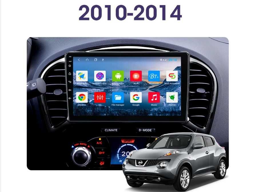 Автомагнитола магнітола Android Nissan Juke YF15 2010-2014 .